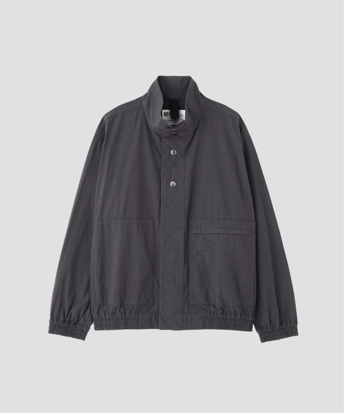 MHL.（エムエイチエル）の「COTTON NYLON PLAINWEAVE（ブルゾン・メンズ・グレー/インディゴブルー・MEDIUM/LARGE）」の4枚目の写真