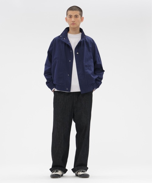 MHL.（エムエイチエル）の「COTTON NYLON PLAINWEAVE（ブルゾン・メンズ・グレー/インディゴブルー・MEDIUM/LARGE）」の8枚目の写真