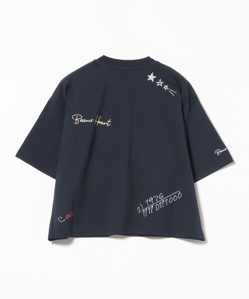 BEAMS HEART(ビームスハート)の「ロゴ 刺繍 Tシャツ(Tシャツ/カットソー・レディース・ネイビー/グリーン/オフホワイト・FREE)」の21枚目の写真