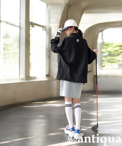 antiqua(アンティカ)の「【STCH】 スタンドネック 2WAY トップス(その他トップス・レディース・ブルー/カーキ/ブラック・ML/LXL)」の6枚目の写真