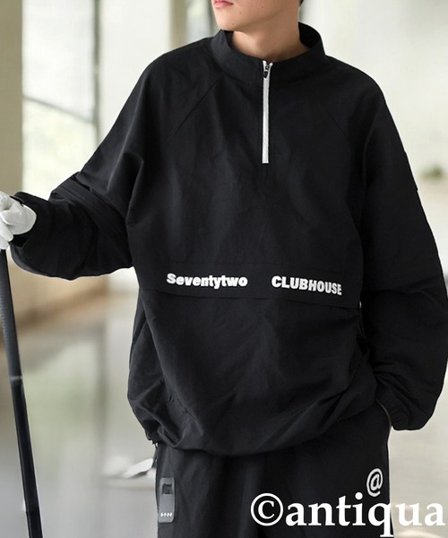 antiqua(アンティカ)の「【STCH】 スタンドネック 2WAY トップス(その他トップス・レディース・ブルー/カーキ/ブラック・ML/LXL)」の7枚目の写真