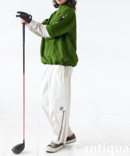 antiqua(アンティカ)の「【STCH】 スタンドネック 2WAY トップス(その他トップス・レディース・ブルー/カーキ/ブラック・ML/LXL)」の14枚目の写真