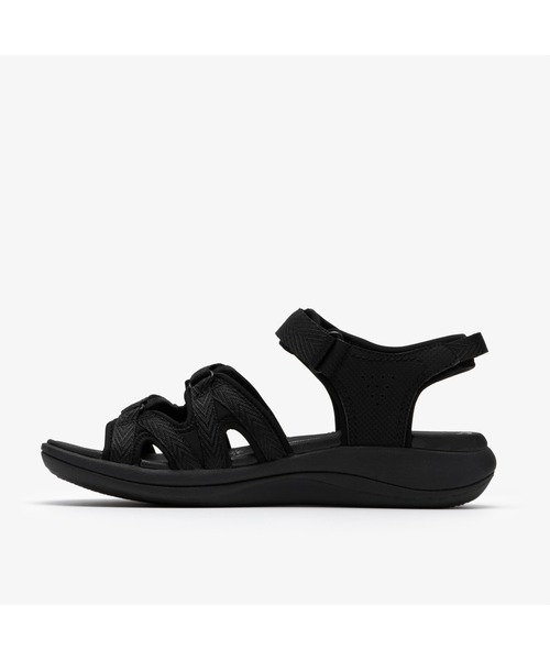 Clarks(クラークス)の「Mira Madi / ミラマディ (ブラック)(サンダル・レディース・ブラック・UK3/UK3.5/UK4/UK4.5/UK5/UK5.5/UK6)」の2枚目の写真