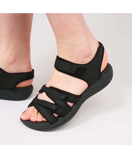 Clarks(クラークス)の「Mira Madi / ミラマディ (ブラック)(サンダル・レディース・ブラック・UK3/UK3.5/UK4/UK4.5/UK5/UK5.5/UK6)」の18枚目の写真