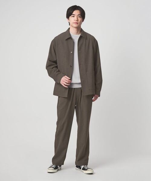 green label relaxing（グリーンレーベルリラクシング）の「テック カルゼ カバーオール ジャケット -ストレッチ-（カバーオール・メンズ・ダークグレー/ネイビー/オリーブ・XL/L/M/S）」の8枚目の写真