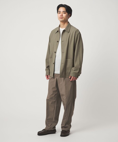 green label relaxing（グリーンレーベルリラクシング）の「テック カルゼ カバーオール ジャケット -ストレッチ-（カバーオール・メンズ・ダークグレー/ネイビー/オリーブ・XL/L/M/S）」の11枚目の写真
