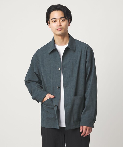 green label relaxing（グリーンレーベルリラクシング）の「テック カルゼ カバーオール ジャケット -ストレッチ-（カバーオール・メンズ・ダークグレー/ネイビー/オリーブ・XL/L/M/S）」の12枚目の写真