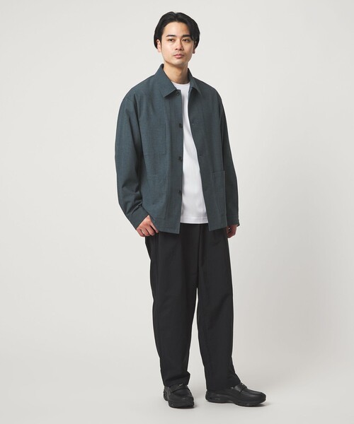 green label relaxing（グリーンレーベルリラクシング）の「テック カルゼ カバーオール ジャケット -ストレッチ-（カバーオール・メンズ・ダークグレー/ネイビー/オリーブ・XL/L/M/S）」の13枚目の写真