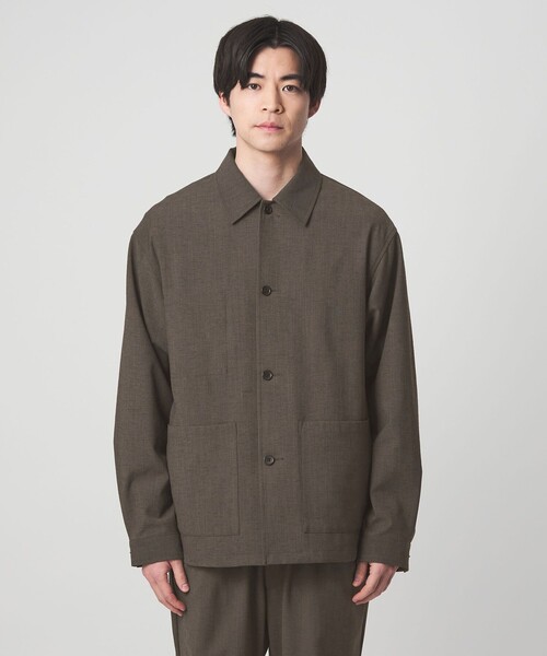 green label relaxing（グリーンレーベルリラクシング）の「テック カルゼ カバーオール ジャケット -ストレッチ-（カバーオール・メンズ・ダークグレー/ネイビー/オリーブ・XL/L/M/S）」の14枚目の写真