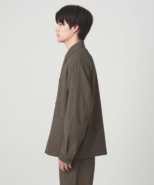 green label relaxing（グリーンレーベルリラクシング）の「テック カルゼ カバーオール ジャケット -ストレッチ-（カバーオール・メンズ・ダークグレー/ネイビー/オリーブ・XL/L/M/S）」の15枚目の写真