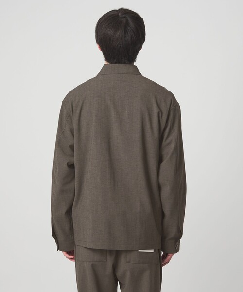 green label relaxing（グリーンレーベルリラクシング）の「テック カルゼ カバーオール ジャケット -ストレッチ-（カバーオール・メンズ・ダークグレー/ネイビー/オリーブ・XL/L/M/S）」の16枚目の写真