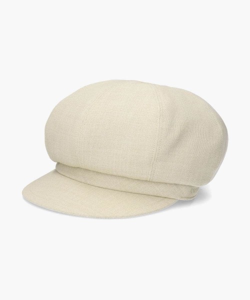 OVERRIDE（オーバーライド）の「OVERRIDE  LINEN LIKE CASQUETTE / オーバーライド（キャスケット・メンズ・ブラック/ベージュ/グレー・60cm/58cm）」の3枚目の写真