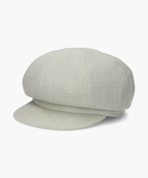 OVERRIDE（オーバーライド）の「OVERRIDE  LINEN LIKE CASQUETTE / オーバーライド（キャスケット・メンズ・ブラック/ベージュ/グレー・60cm/58cm）」の2枚目の写真