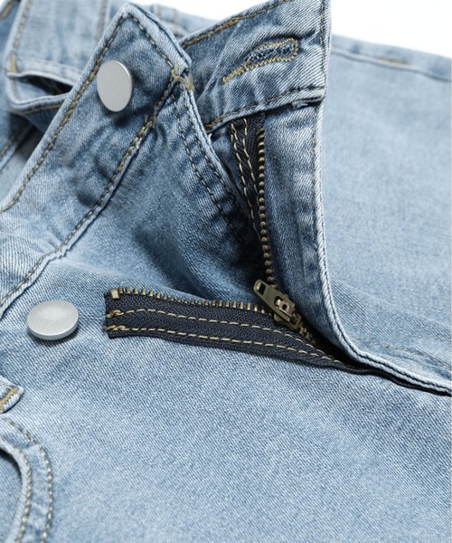 HOOK(フック)の「ミッドライズ フレアデニムパンツ(デニムパンツ・レディース・ライトブルー・M/L/S)」の20枚目の写真