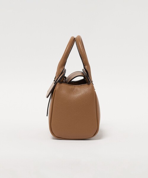 green label relaxing（グリーンレーベルリラクシング）の「2WAY 金具 ミニボストンバッグ（ボストンバッグ・レディース・ナチュラル/ブラック/ブラウン系・FREE）」の7枚目の写真