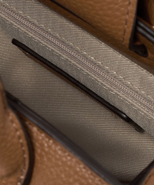 green label relaxing（グリーンレーベルリラクシング）の「2WAY 金具 ミニボストンバッグ（ボストンバッグ・レディース・ナチュラル/ブラック/ブラウン系・FREE）」の14枚目の写真