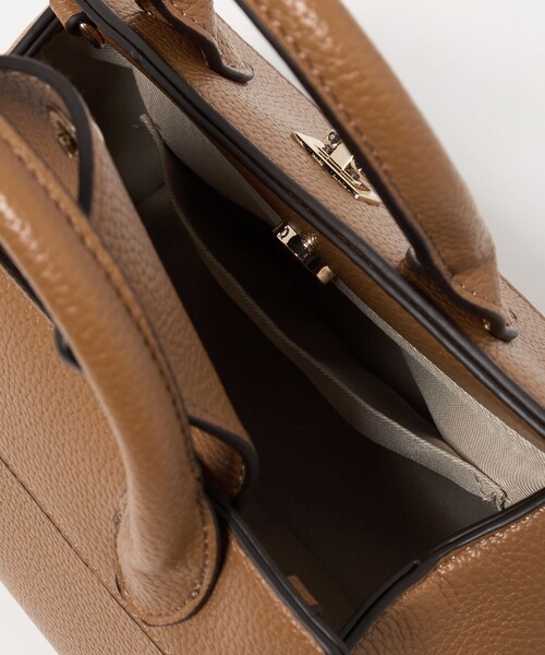 green label relaxing（グリーンレーベルリラクシング）の「2WAY 金具 ミニボストンバッグ（ボストンバッグ・レディース・ナチュラル/ブラック/ブラウン系・FREE）」の15枚目の写真