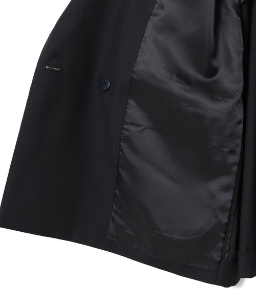 Ray BEAMS(レイビームス)の「4ボタン ダブル ハーフスリーブ ジャケット 26SS(テーラードジャケット・レディース・グレー/ブラック・0/1)」の9枚目の写真