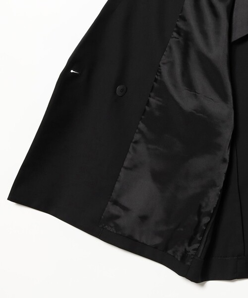 Ray BEAMS(レイビームス)の「4ボタン ダブル ハーフスリーブ ジャケット 26SS(テーラードジャケット・レディース・グレー/ブラック・0/1)」の19枚目の写真