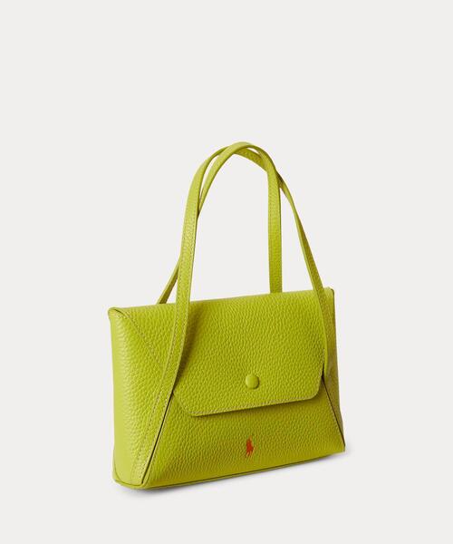 POLO RALPH LAUREN(ポロ ラルフ ローレン)の「Polo Play レザー ミニ エンベロープ バッグ(ハンドバッグ・レディース・イエロー・ONE)」の11枚目の写真
