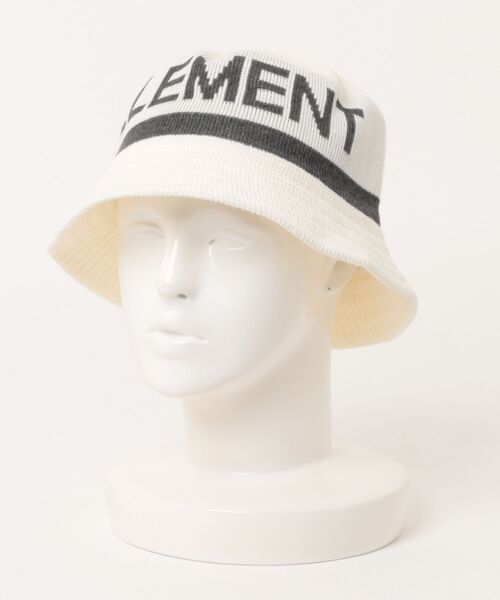 ELEMENT（エレメント）の「ELEMENT メンズ EL KNIT HAT ハット 【2026年春夏モデル】（ハット・メンズ・ブラック/オフホワイト・FREE）」の2枚目の写真