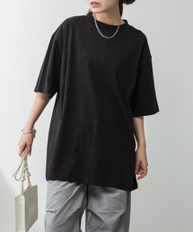 M-5L オーバーサイズ コットンパネルTシャツ