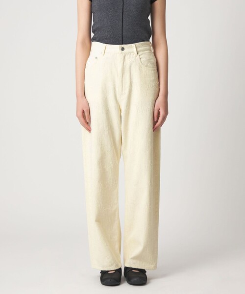 CITEN(シテン)の「<CITEN>ダメージデニムストレートパンツ オフホワイト(デニムパンツ・レディース・オフホワイト・L/M/S)」の8枚目の写真
