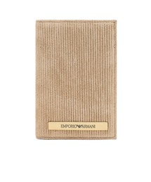 EMPORIO ARMANI（エンポリオアルマーニ）の「【エンポリオ アルマーニ】ASV 縦型カードホルダー エンボススエード（名刺入れ）」