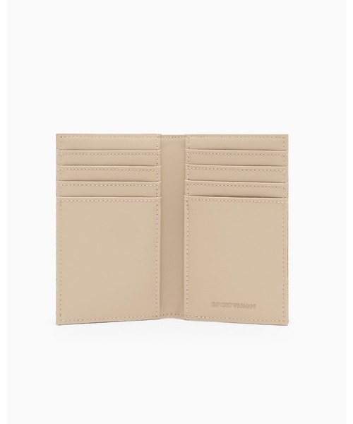 EMPORIO ARMANI（エンポリオアルマーニ）の「【エンポリオ アルマーニ】ASV 縦型カードホルダー エンボススエード（名刺入れ・メンズ・ブラウン系その他/グレイッシュベージュ・FREE）」の9枚目の写真