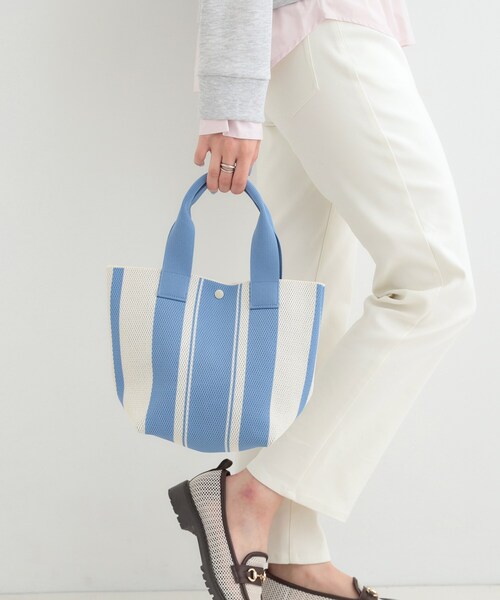 SHOO・LA・RUE（シューラルー）の「ニットランチトートバッグ（トートバッグ・レディース・グレー系3/ブラック系5/ブラック系/ブルー系・00）」の18枚目の写真