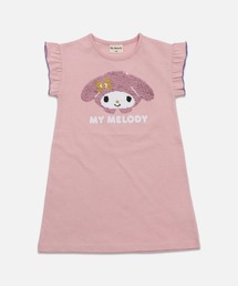 sanrio（サンリオ）の「〈サンリオ〉肩フリルワンピース（ワンピース）」