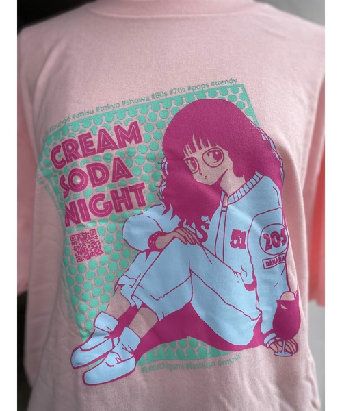 CASA FLINE(カーサフライン)の「【ETHICALTOMORROW】CREAM SODA Tee Shirts(Tシャツ/カットソー・レディース・ホワイト/ピンク/グリーン・FREE)」の3枚目の写真