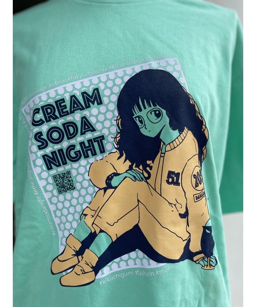 CASA FLINE(カーサフライン)の「【ETHICALTOMORROW】CREAM SODA Tee Shirts(Tシャツ/カットソー・レディース・ホワイト/ピンク/グリーン・FREE)」の2枚目の写真