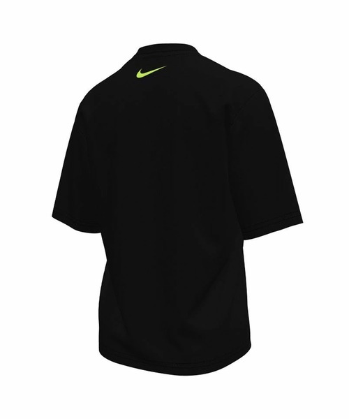 NIKE(ナイキ)の「NIKE/ナイキ キッズ 水着 ラッシュガード 半袖 Tシャツ UVカット スプレースウッシュ ハイドロガード NESSG828(ラッシュガード・キッズ・ライトグリーン/ブラック/ホワイト・140cm/130cm/160cm/150cm)」の7枚目の写真