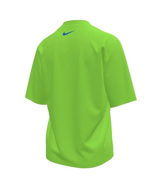 NIKE(ナイキ)の「NIKE/ナイキ キッズ 水着 ラッシュガード 半袖 Tシャツ UVカット スプレースウッシュ ハイドロガード NESSG828(ラッシュガード・キッズ・ライトグリーン/ブラック/ホワイト・140cm/130cm/160cm/150cm)」の9枚目の写真