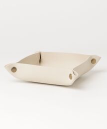 BEATJIVE（ビートジャイブ）の「北欧 PUレザー 4ボタンスナップ式折りたたみトレー（収納グッズ）」