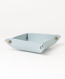 BEATJIVE（ビートジャイブ）の「北欧 PUレザー 4ボタンスナップ式折りたたみトレー（収納グッズ）」