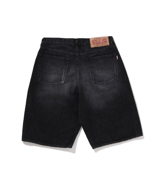 A BATHING APE(アベイシングエイプ)の「TWIN STA RELAXED FIT DENIM SHORTS(デニムパンツ・メンズ・ブラック/ライトインディゴブルー・SMALL/X-LARGE/MEDIUM/XX-LARGE/LARGE)」の4枚目の写真