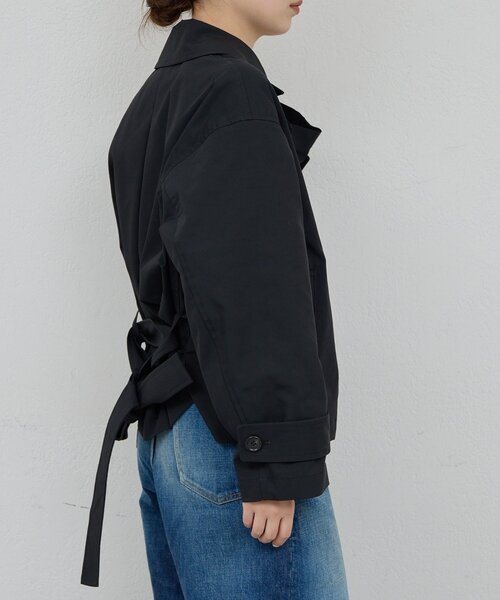 GALLARDAGALANTE（ガリャルダガランテ）の「【HERITANOVUM】ウォータープルーフショートコート（その他アウター・レディース・ブラック/ベージュ・FREE）」の5枚目の写真