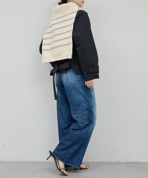 GALLARDAGALANTE（ガリャルダガランテ）の「【HERITANOVUM】ウォータープルーフショートコート（その他アウター・レディース・ブラック/ベージュ・FREE）」の11枚目の写真