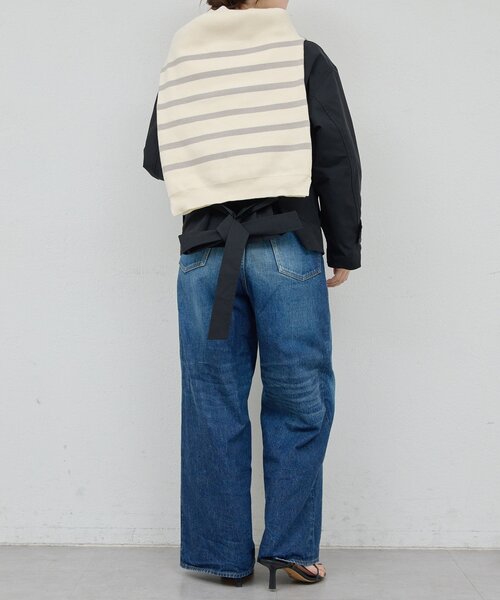 GALLARDAGALANTE（ガリャルダガランテ）の「【HERITANOVUM】ウォータープルーフショートコート（その他アウター・レディース・ブラック/ベージュ・FREE）」の12枚目の写真