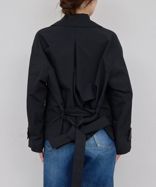 GALLARDAGALANTE（ガリャルダガランテ）の「【HERITANOVUM】ウォータープルーフショートコート（その他アウター・レディース・ブラック/ベージュ・FREE）」の15枚目の写真