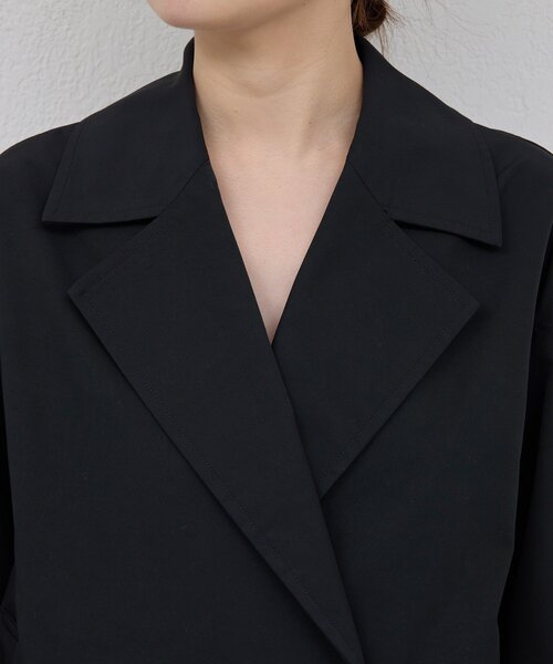 GALLARDAGALANTE（ガリャルダガランテ）の「【HERITANOVUM】ウォータープルーフショートコート（その他アウター・レディース・ブラック/ベージュ・FREE）」の16枚目の写真