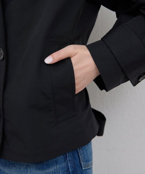 GALLARDAGALANTE（ガリャルダガランテ）の「【HERITANOVUM】ウォータープルーフショートコート（その他アウター・レディース・ブラック/ベージュ・FREE）」の18枚目の写真