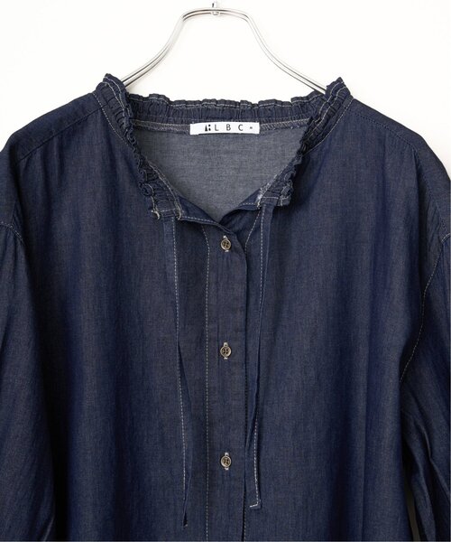 LBC（エルビーシー）の「デニムコットンシャーリングブラウス（シャツ/ブラウス・レディース・ブルー/ブラック/ホワイト・M）」の14枚目の写真