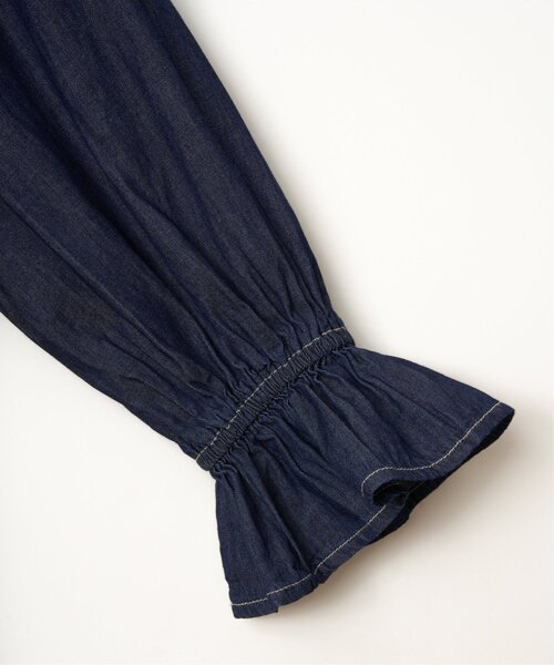 LBC（エルビーシー）の「デニムコットンシャーリングブラウス（シャツ/ブラウス・レディース・ブルー/ブラック/ホワイト・M）」の17枚目の写真