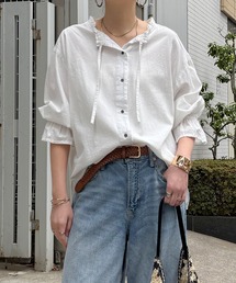 LBC | デニムコットンシャーリングブラウス(シャツ/ブラウス)