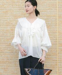 URBAN RESEARCH | 『一部WEB限定カラー』コットンボイルラッフルブラウス(シャツ/ブラウス)
