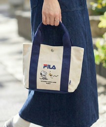 FILA Peanuts/フィラ ピーナッツ SNOOPY トートバッグ キャンバス  内側仕切り