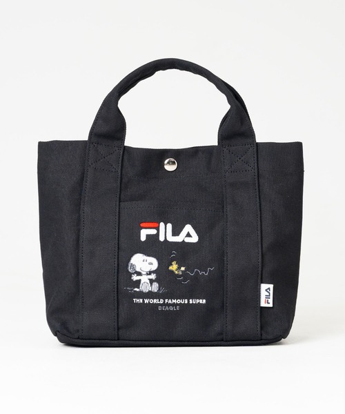 FILA(フィラ)の「FILA Peanuts/フィラ ピーナッツ SNOOPY トートバッグ キャンバス 内側仕切り(トートバッグ・レディース・ブラック/ベージュ/ネイビー・FREE)」の16枚目の写真